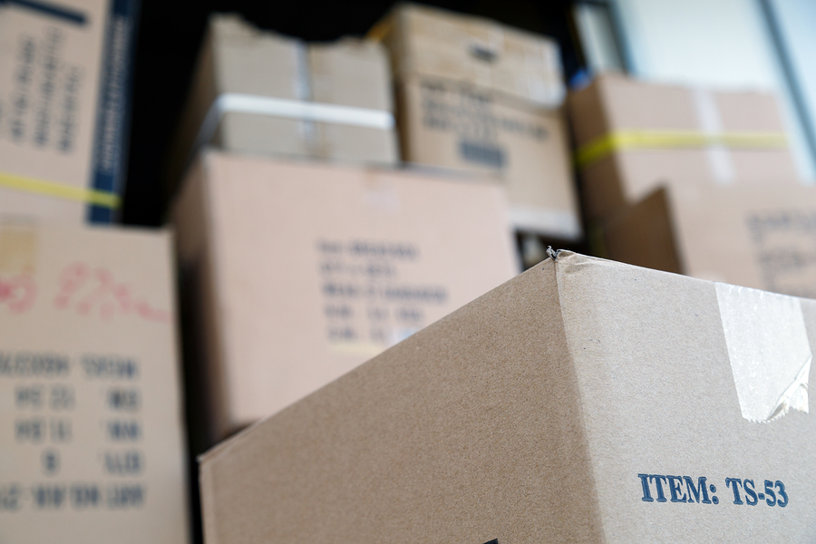 Pile of boxes
