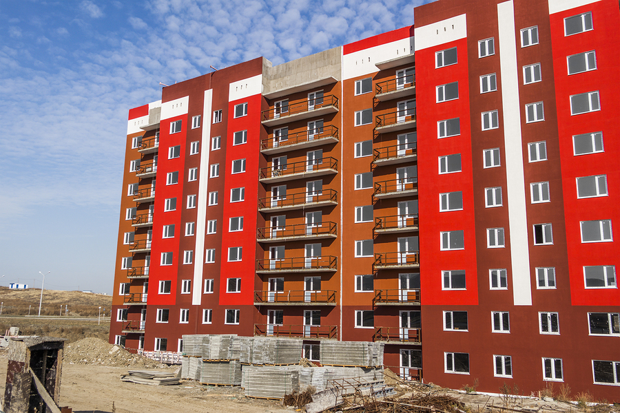 new apartment building