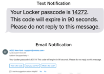 Email and Text Notification