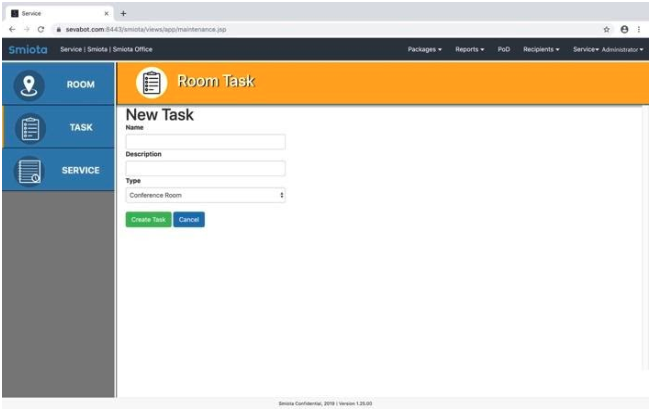 Smiota Service task management