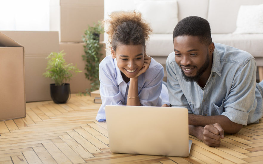 couple in apartment